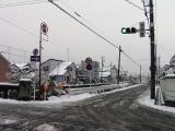 神明橋、大雪