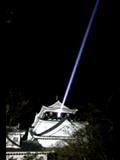 岡崎城からの光の帯