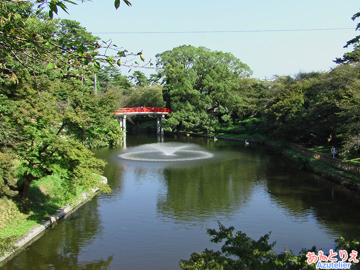 城南亭そば～岡崎公園内～竹千代橋