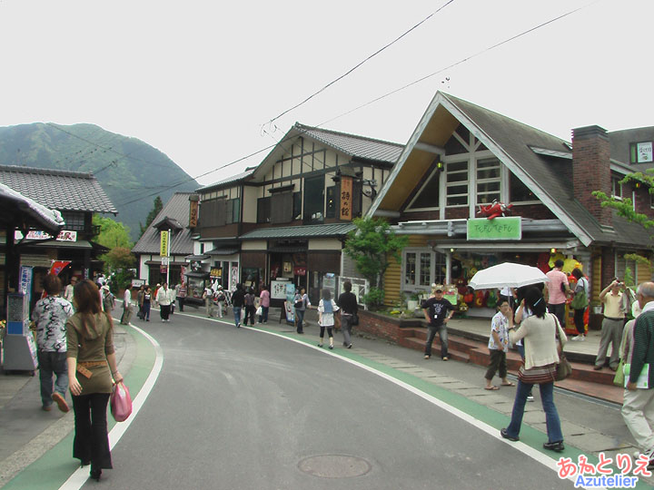 湯布院の街並み