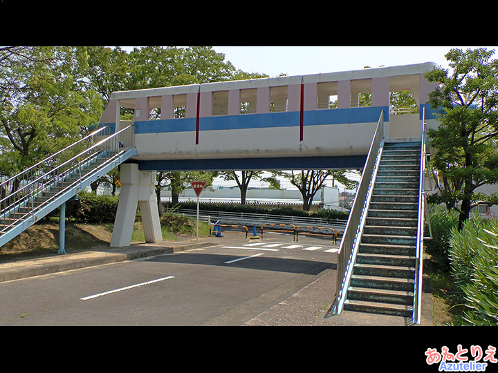 公園内で気になったもの：モノレール