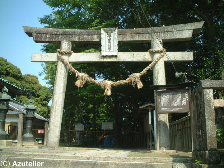 滝山東照宮、入り口