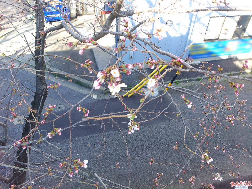 岡崎公園前駅のホームから