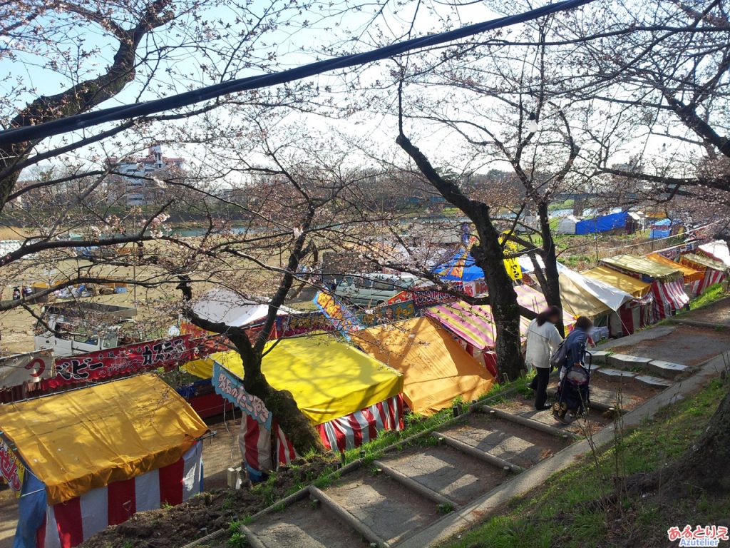 屋台は準備万端