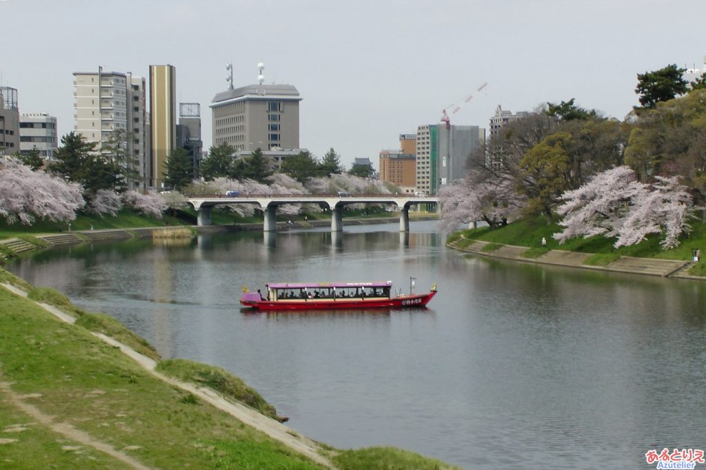 岡崎城が見えるんです