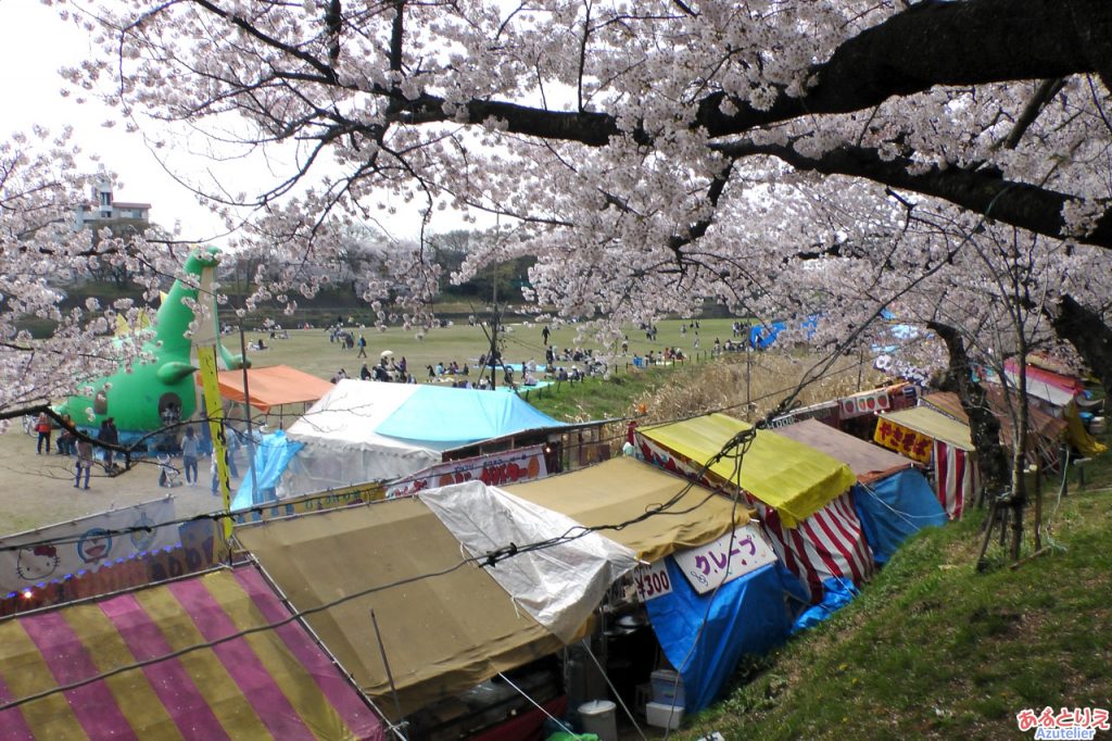 乙川の屋台