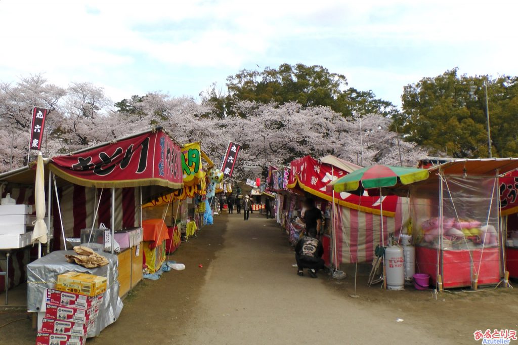 乙川の屋台