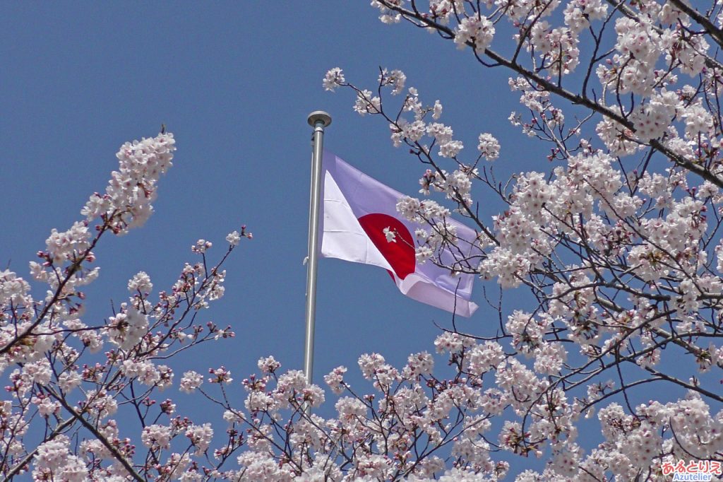 日の丸と桜