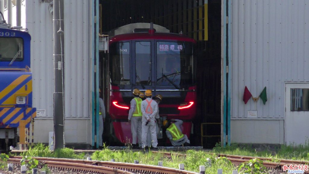 9501Fが舞木にやってきました(2019年7月10日)