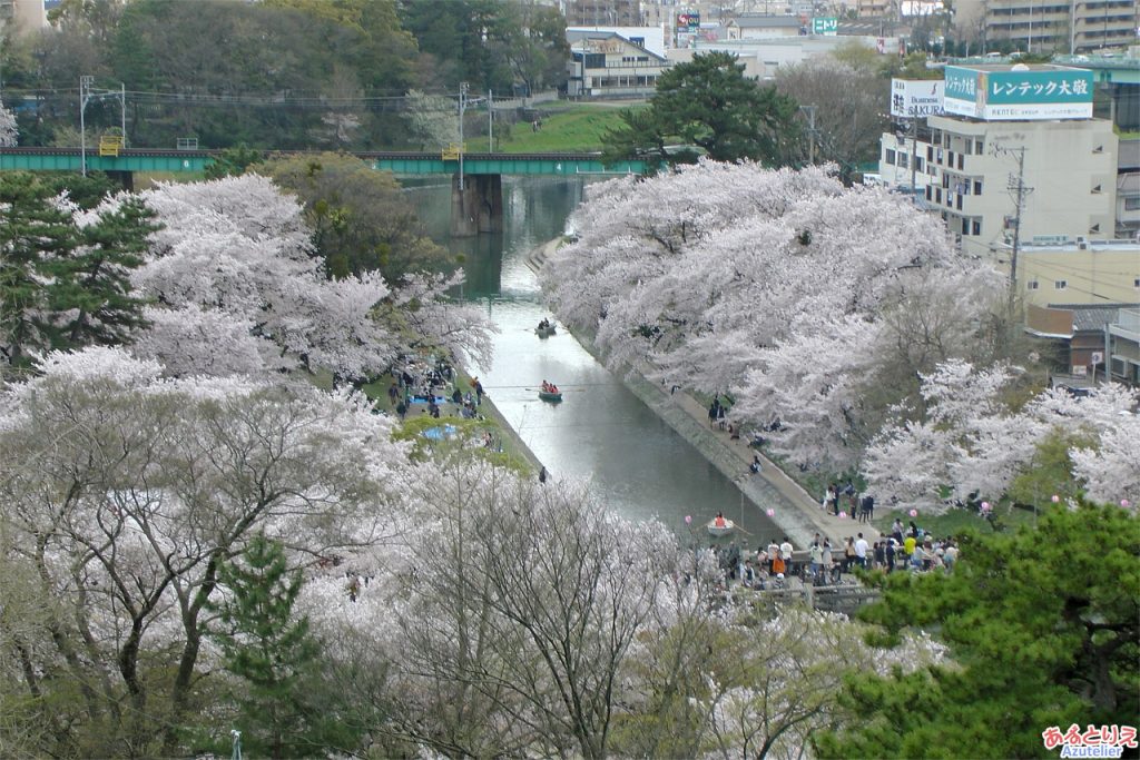 岡崎城からの眺め(南側)