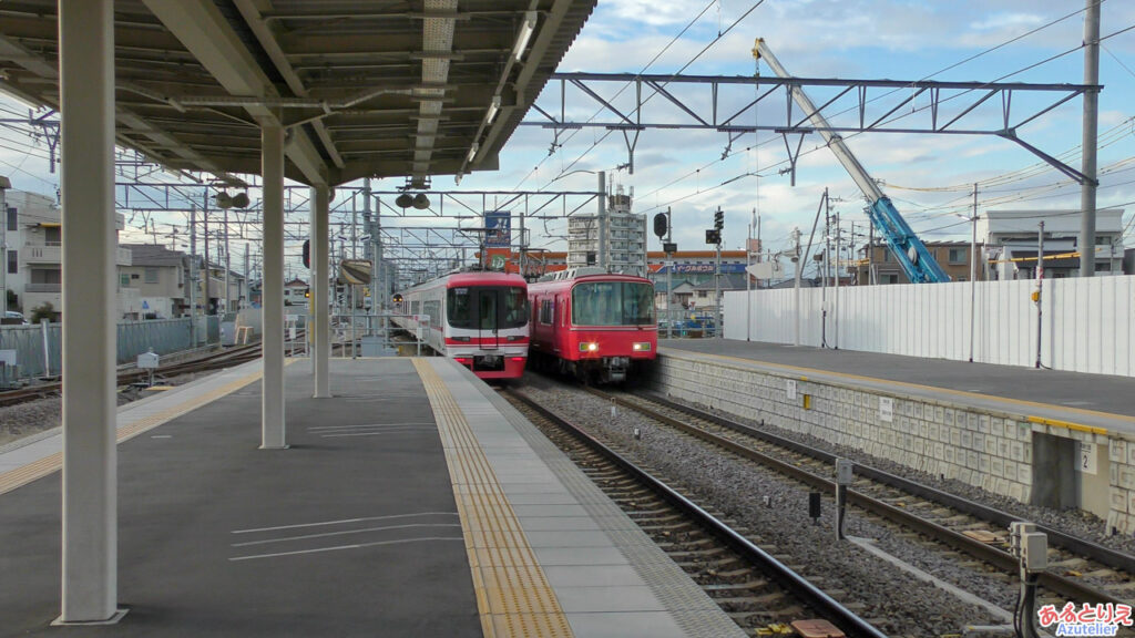 知立駅：実はさっき乗った列車は1700系(2330系)でした。