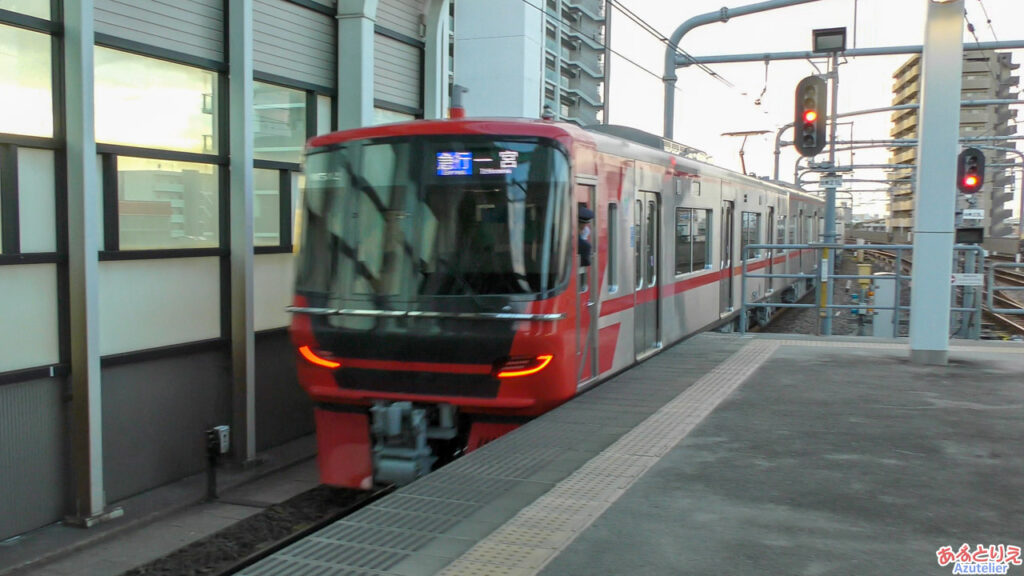 鳴海：実は乗った列車の後ろは9500系!