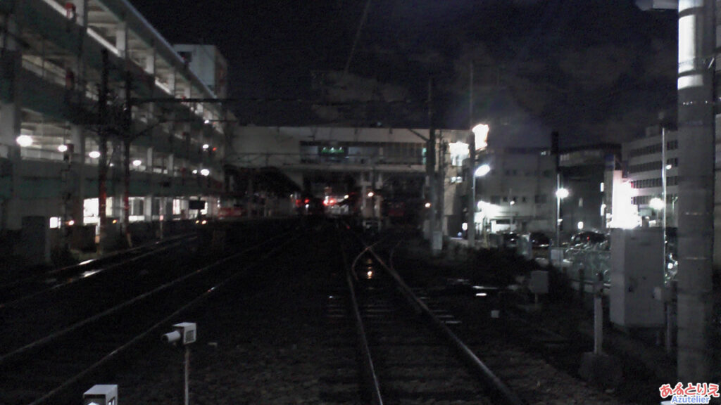 真夜中の東岡崎駅